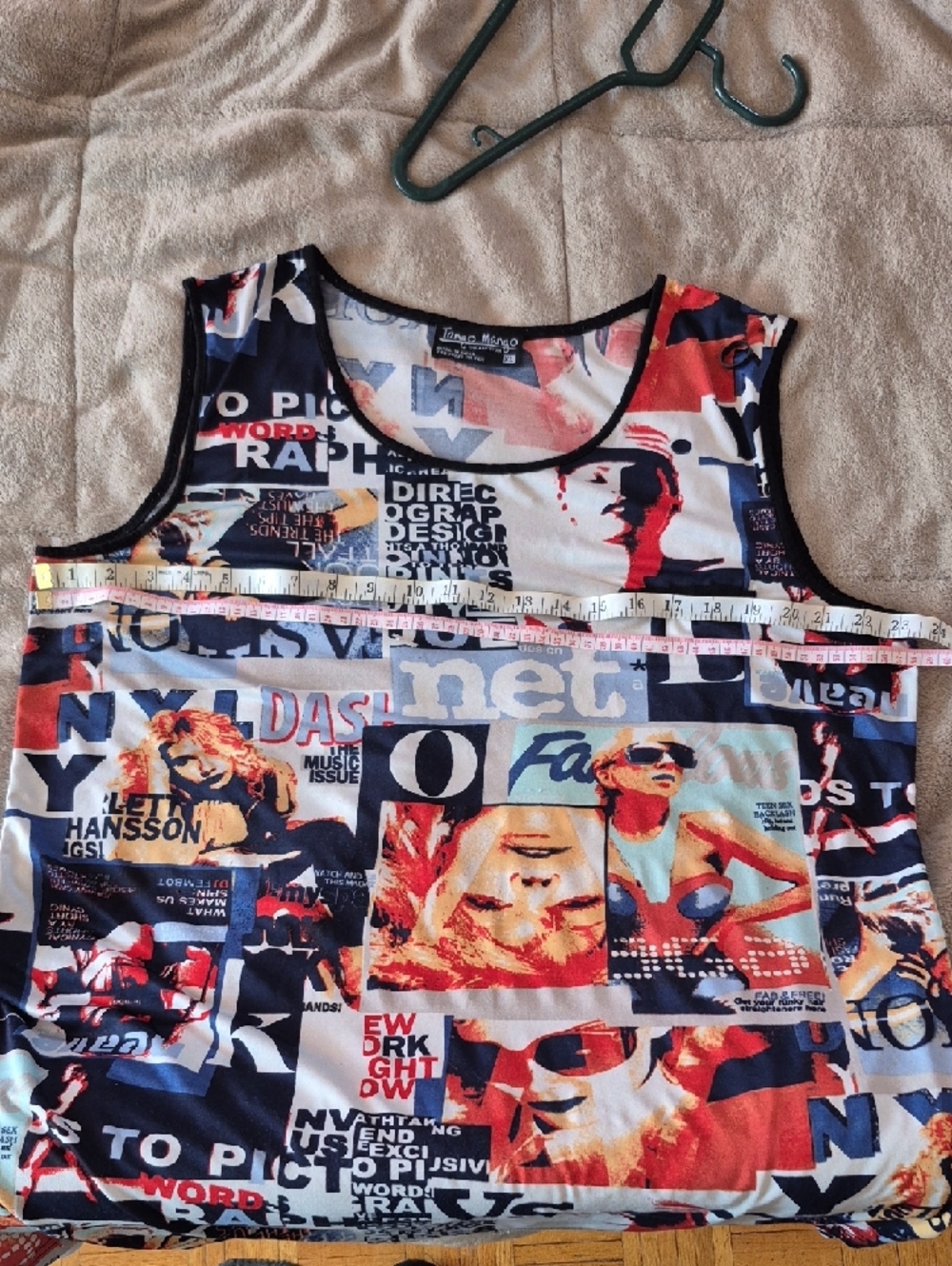 XL Tango Mango Multi-Color Graphic Tunic Top - Picture 13 of 16